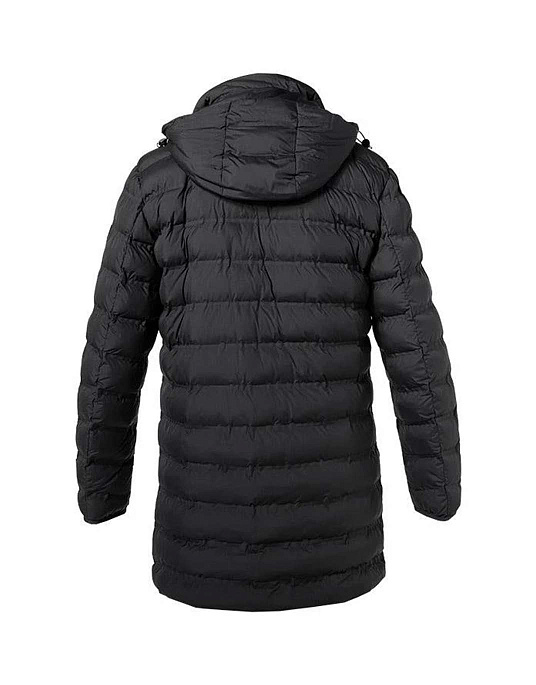 Pierre Cardin long jacket with a hood in black