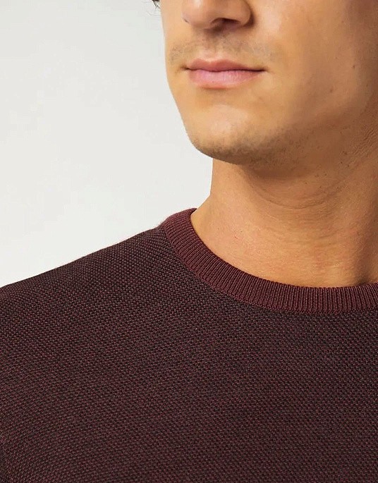 Pierre Cardin pullover from the Voyage collection in burgundy