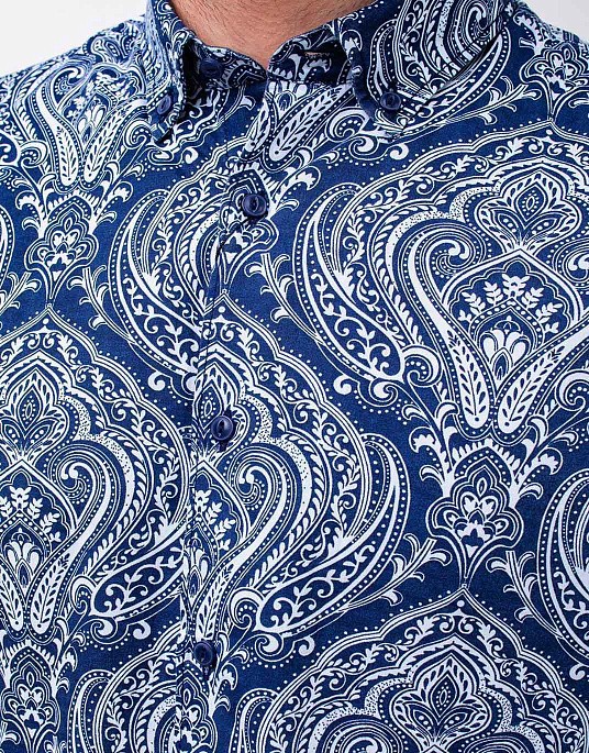 Рубашка Pierre Cardin из коллекции Denim Academy в синем цвете