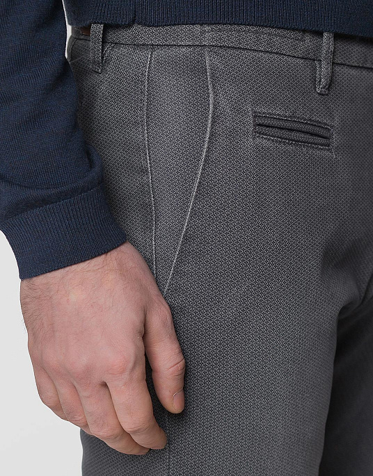 Pierre Cardin flat trousers in gray