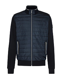 Jacket - Bugatti windbreaker in dark blue with white inserts