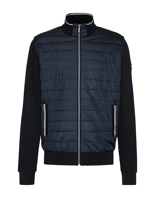 Jacket - Bugatti windbreaker in dark blue with white inserts