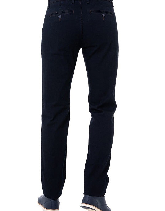 Pierre Cardin flat trousers from the Voyage series in navy blue