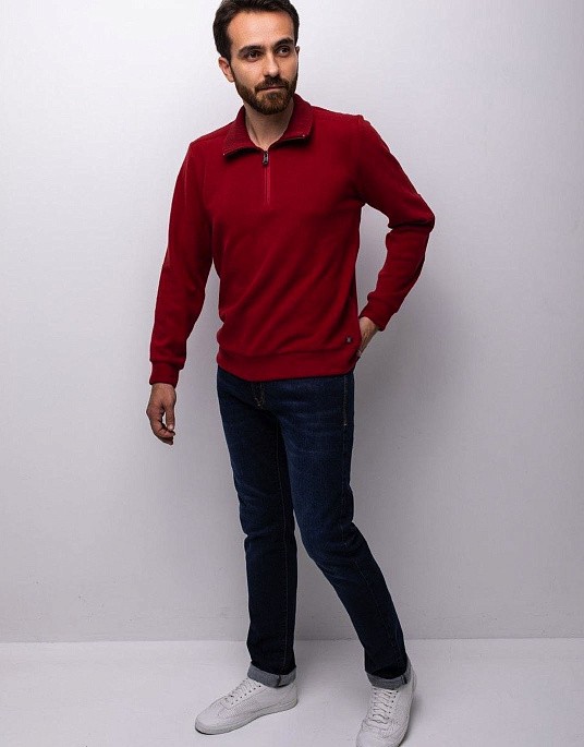 Pierre Cardin sweater from the Denim Academy collection in red