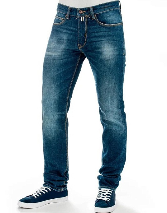 Jeans Pierre Cardin from the collection Art&Craft blue with wear