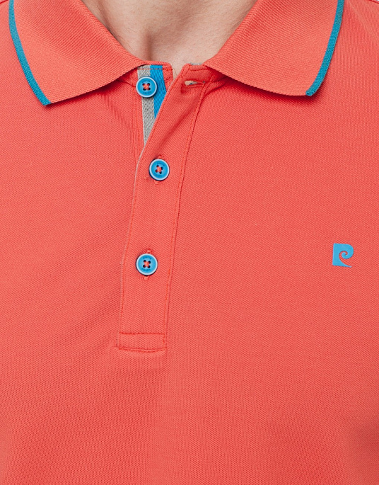 Pierre Cardin Future Flex polo in coral