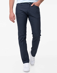 Pierre Cardin flat trousers in blue with texture