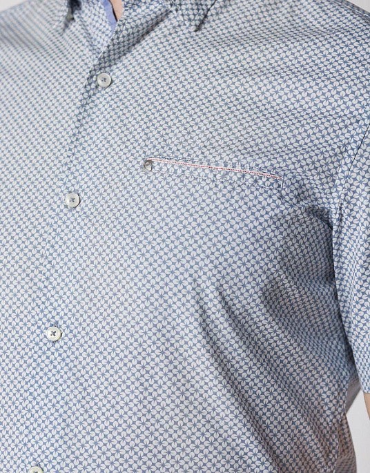 Pierre Cardin short sleeve shirt in white