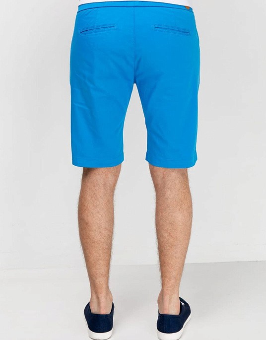 Pierre Cardin jogger shorts with elastic in blue color