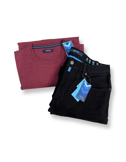 Подарунковий набір для чоловіків: джемпер + джинси від Pierre Cardin