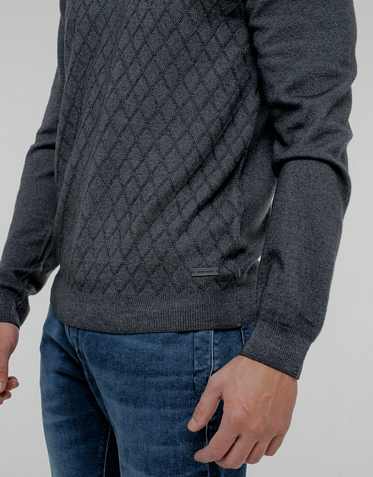 Pierre Cardin jumper with diamond weave