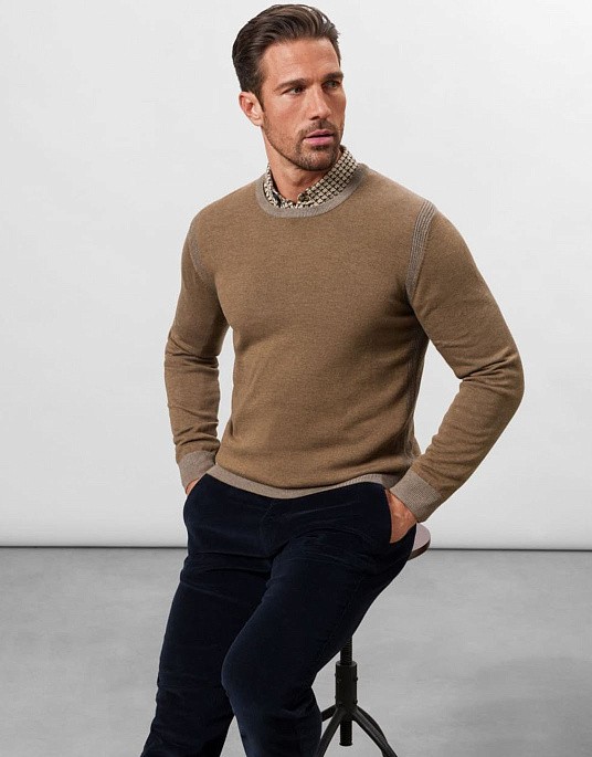 Pierre Cardin pullover from the Future Flex collection in brown
