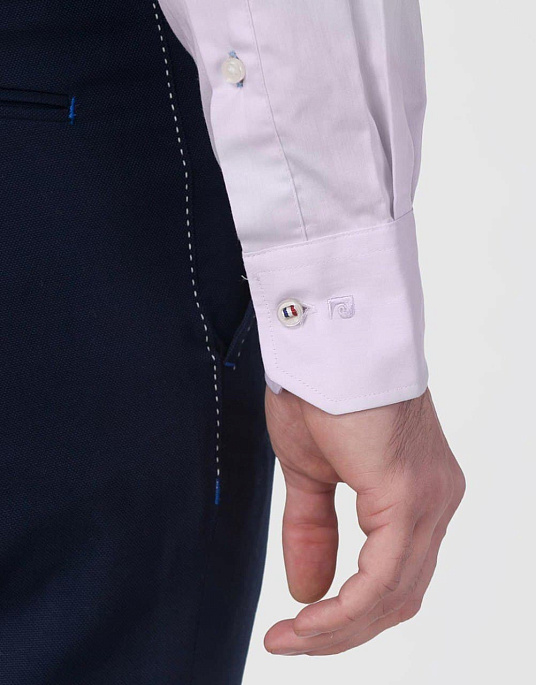 Рубашка Pierre Cardin  в фиалковом оттенке