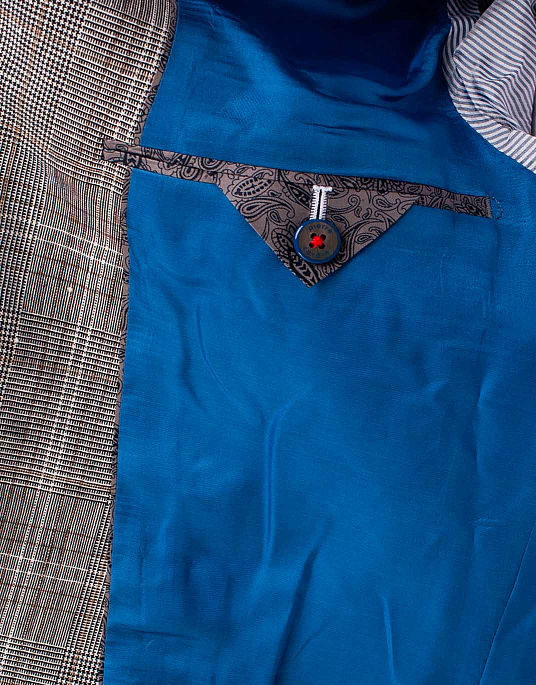 Піджак Pierre Cardin у клітку у сірому кольорі