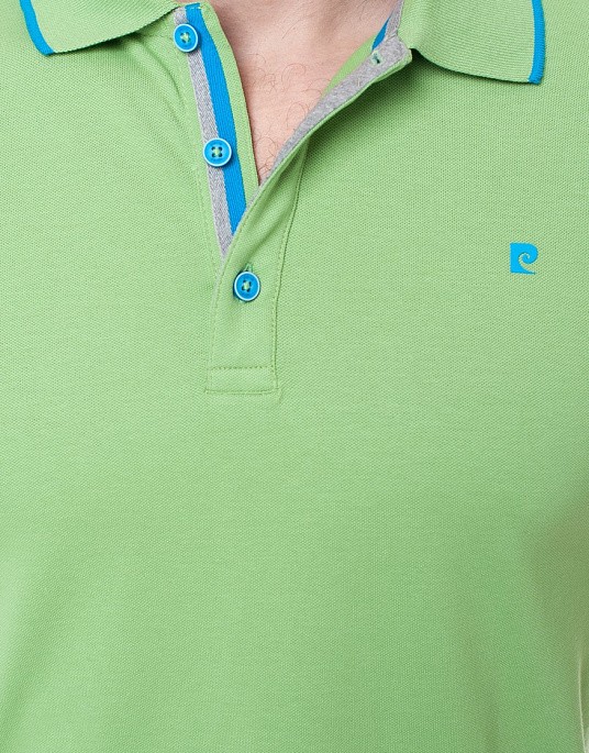 Поло Pierre Cardin із серії Future Flex у зеленому кольорі