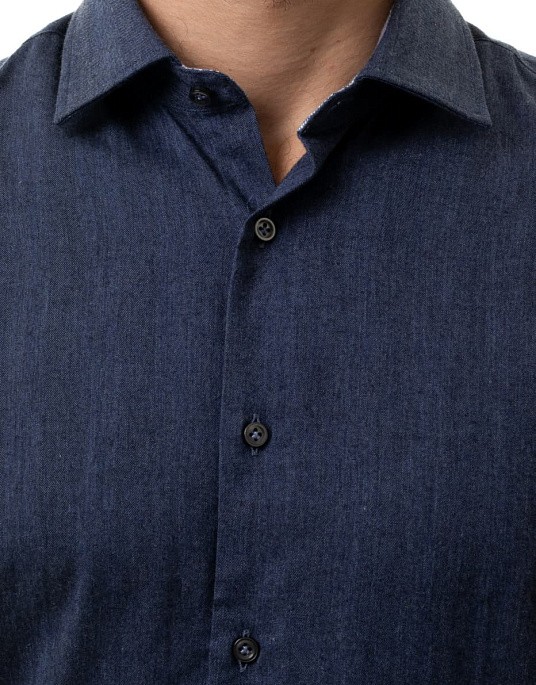 Рубашка Pierre Cardin из коллекции Le Bleu в синем цвете