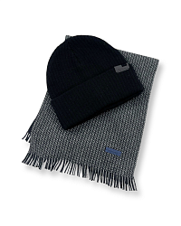 Gift set for man: hat and scarf by Pierre Cardin