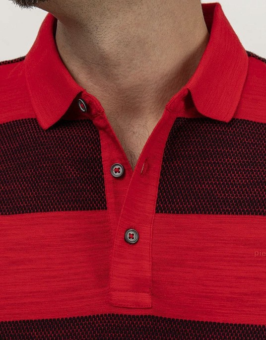 Поло Pierre Cardin з колекції Future Flex в червоному кольорі