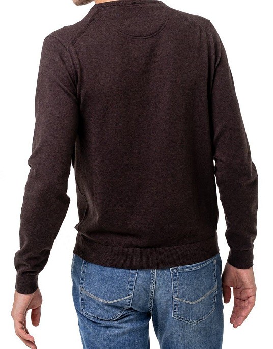 Pierre Cardin pullover from the Royal Blend series in brown