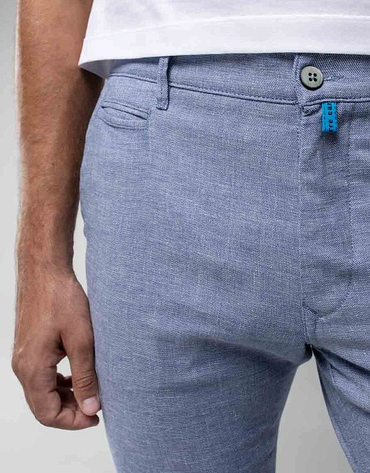 Pierre Cardin Future Flex Flare Pants in Blue