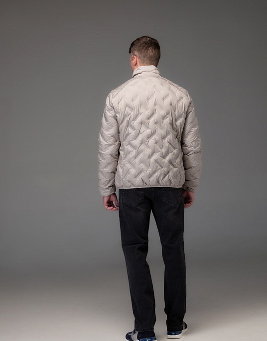 Pierre Cardin jacket in beige color is shortened