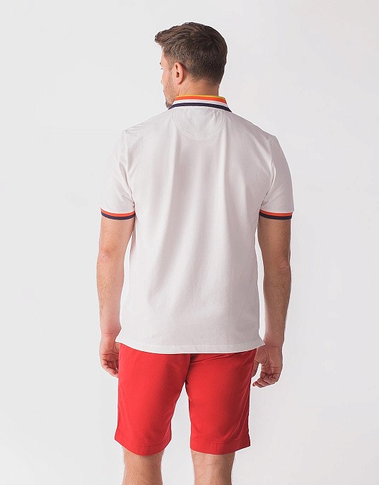 Pierre Cardin polo shirt from the Future Flex collection in white
