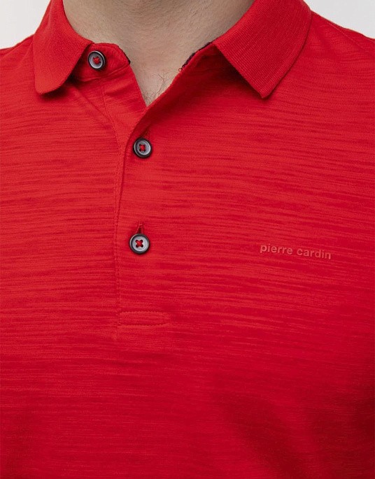 Поло Pierre Cardin з колекції Future Flex в червоному кольорі
