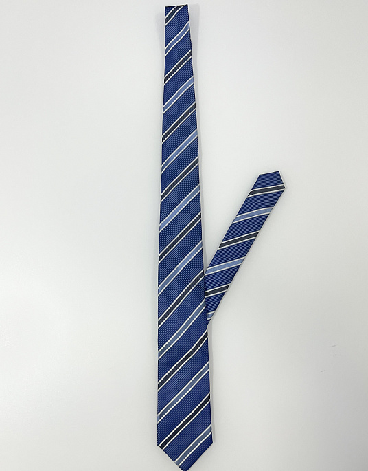 Hugo Boss blue striped tie