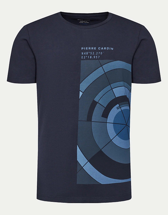 Pierre Cardin t-shirt with a print in blue