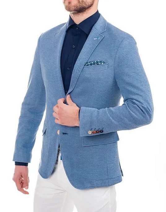 Піджак Pierre Cardin із колекції Future Flex у блакитному кольорі