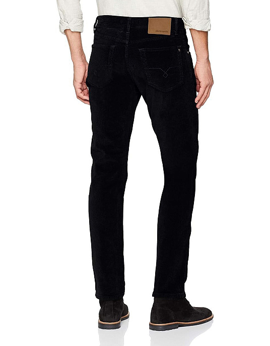 Pierre Cardin corduroy trousers in black