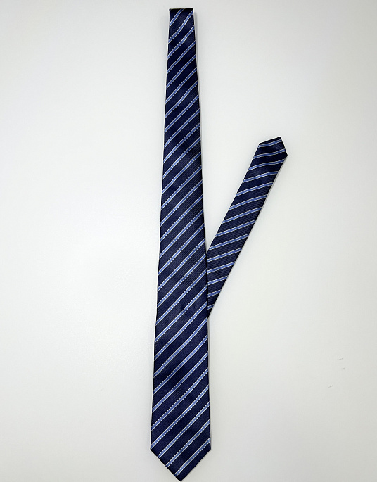 Hugo Boss blue striped tie