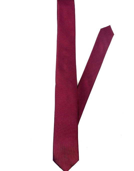 Pierre Cardin tie in a burgundy shade