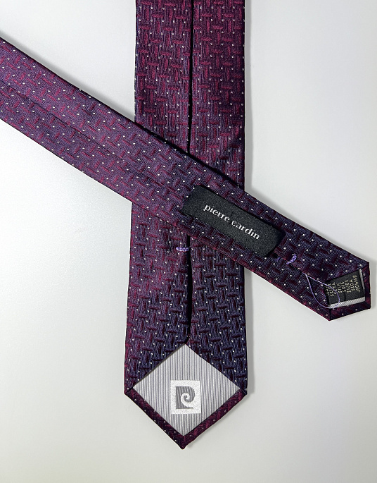 Pierre Cardin tie in burgundy color