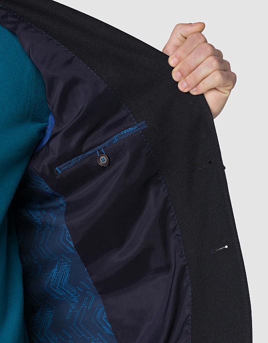 Піджак Pierre Cardin із колекції Future Flex у синьому кольорі