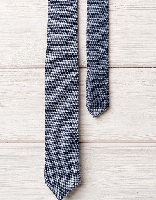 Краватка Pierre Cardin у блакитному кольорі  з принтом