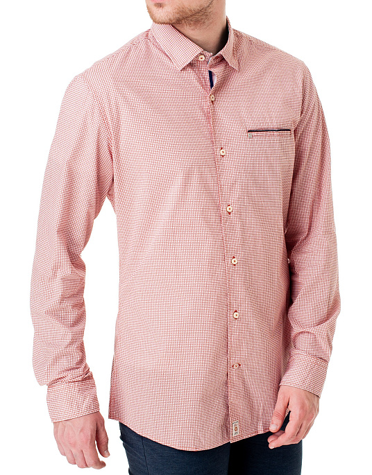 Рубашка Pierre Cardin из серии Cotton Comfort в кросном цвете