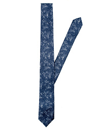 Краватка Pierre Cardin у синьому кольорі з принтом