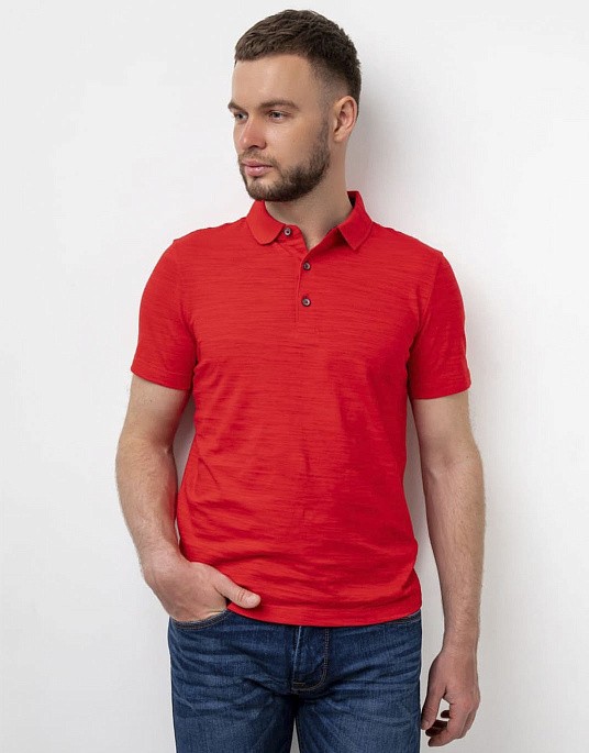 Pierre Cardin polo shirt from Future Flex collection in red