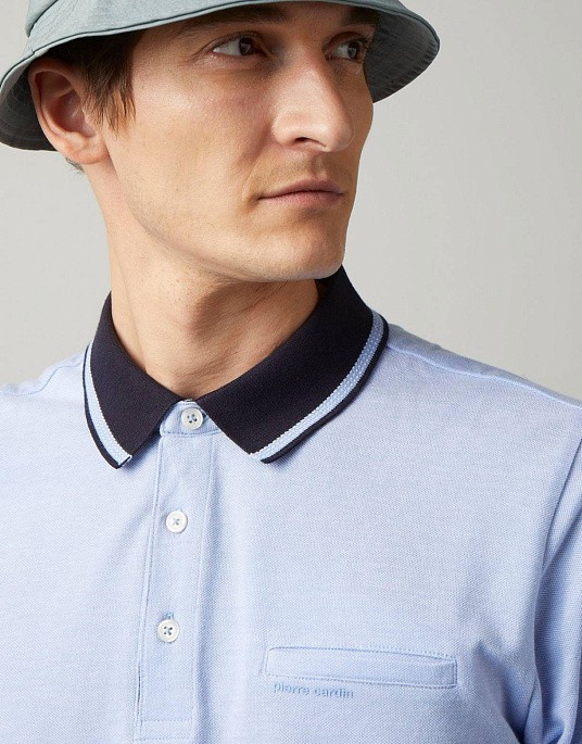 Pierre Cardin Polo from the Future Flex collection in blue