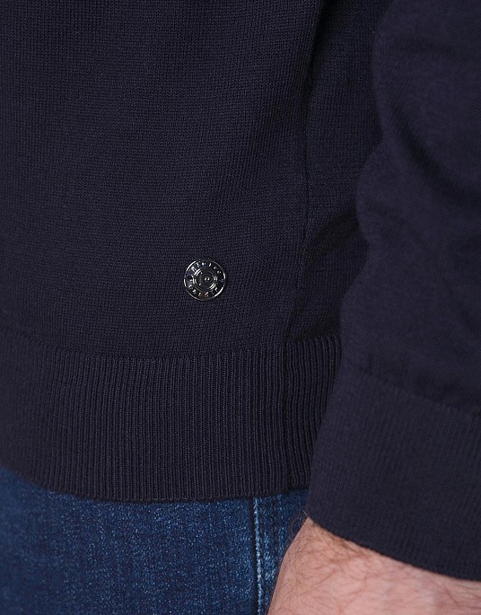 Пуловер Pierre Cardin из серии Royal Blend в тёмно -синем цвете