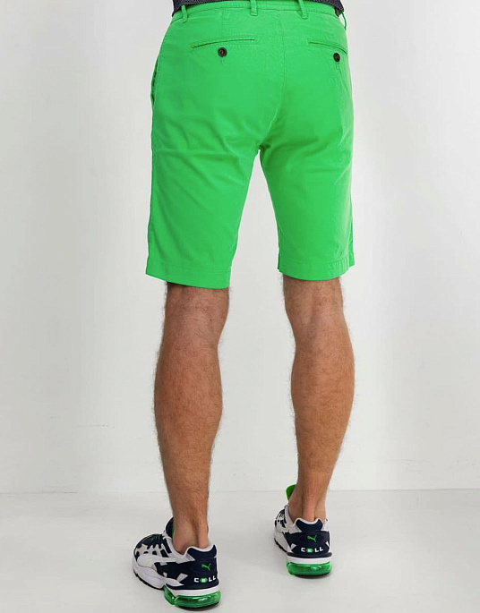 Pierre Cardin slant pocket shorts in green
