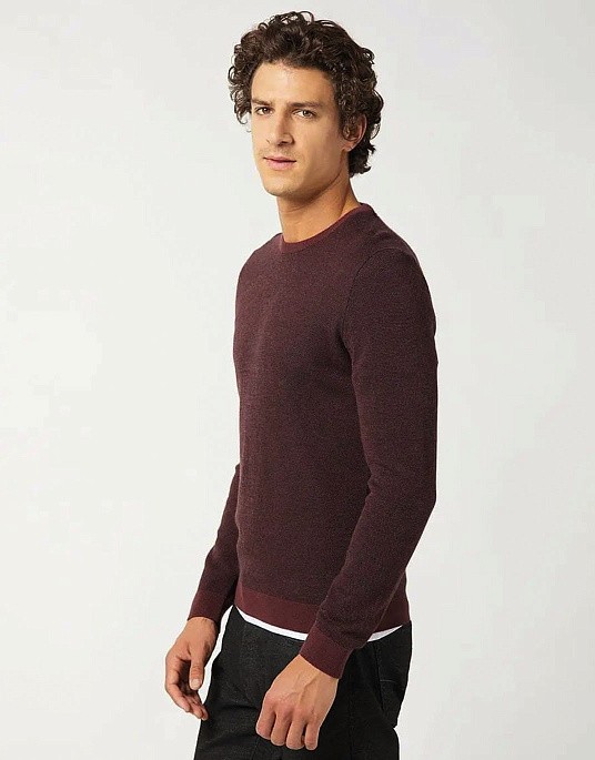 Pierre Cardin pullover from the Voyage collection in burgundy