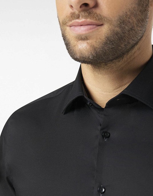 Рубашка Pierre Cardin из коллекции Future Flex в черном цвете
