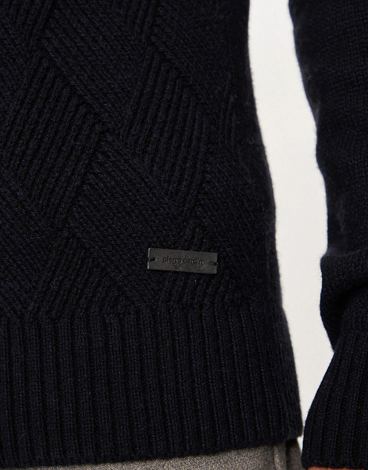 Pierre Cardin zip-up collar sweater