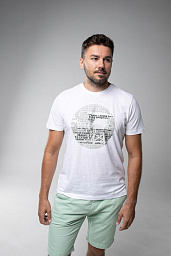 Pierre Cardin t-shirt from the Future Flex collection in white