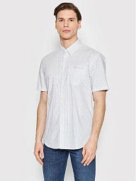 Pierre Cardin shirt from the Future Flex collection with short sleeves in white