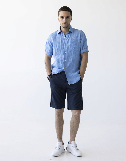 Pierre Cardin short sleeve linen shirt