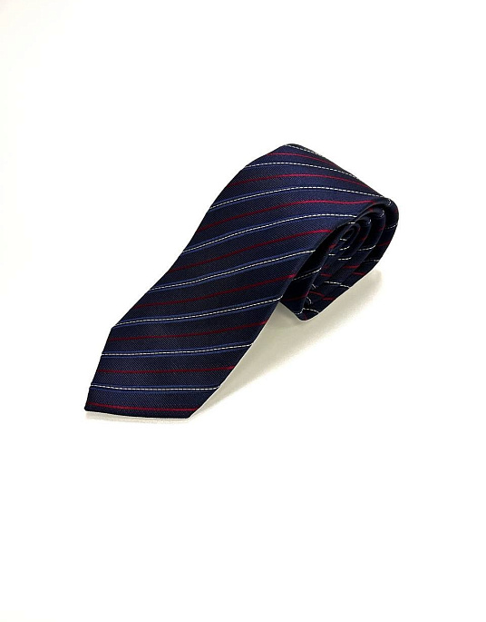 Pierre Cardin navy blue pinstripe tie