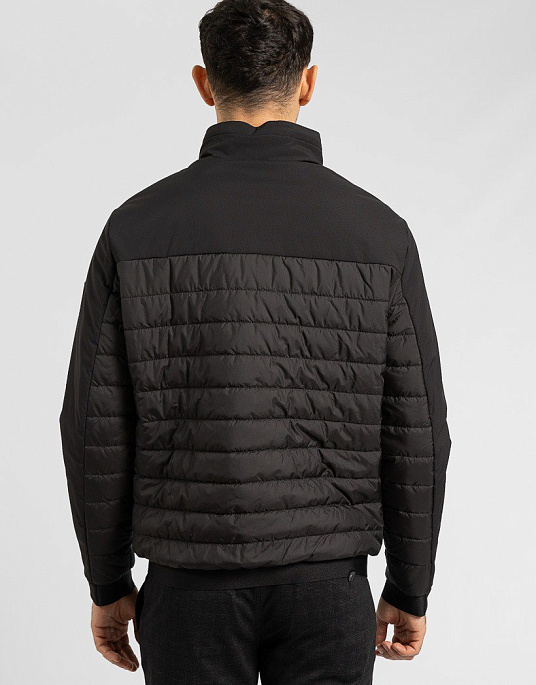 Stylish short Bugatti jacket in black